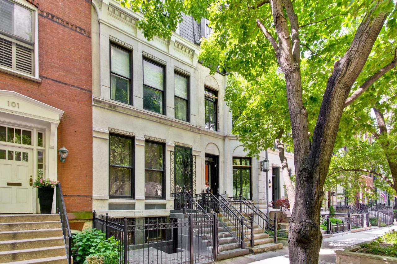 Historic Luxury Townhouse In Downtown Chicago Villa Buitenkant foto
